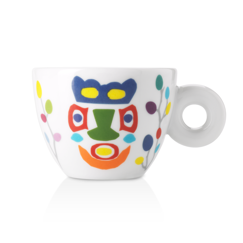 Set of 2 Cappuccino Cups - Pascale Marthine Tayou illy Art Collection