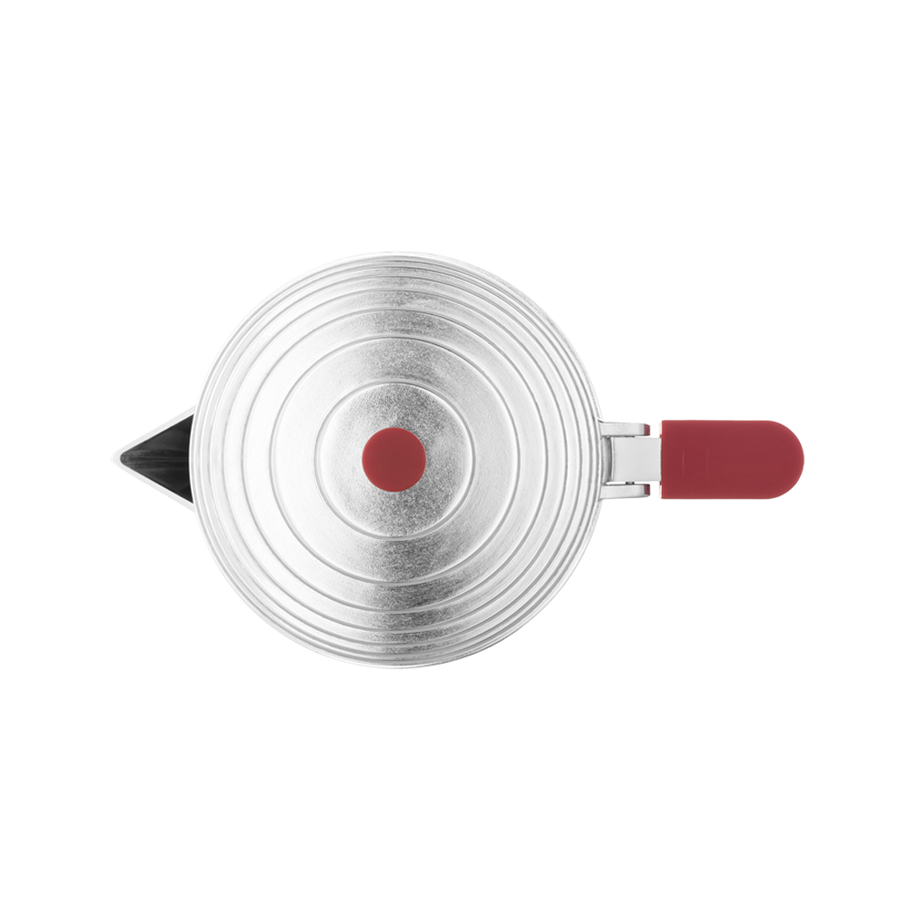 Alessi Pulcina 6 Cup Moka Pot - Red