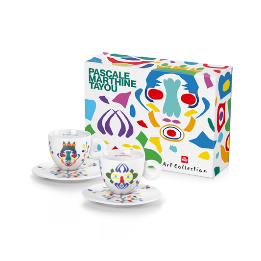 Set of 2 Cappuccino Cups - Pascale Marthine Tayou illy Art Collection
