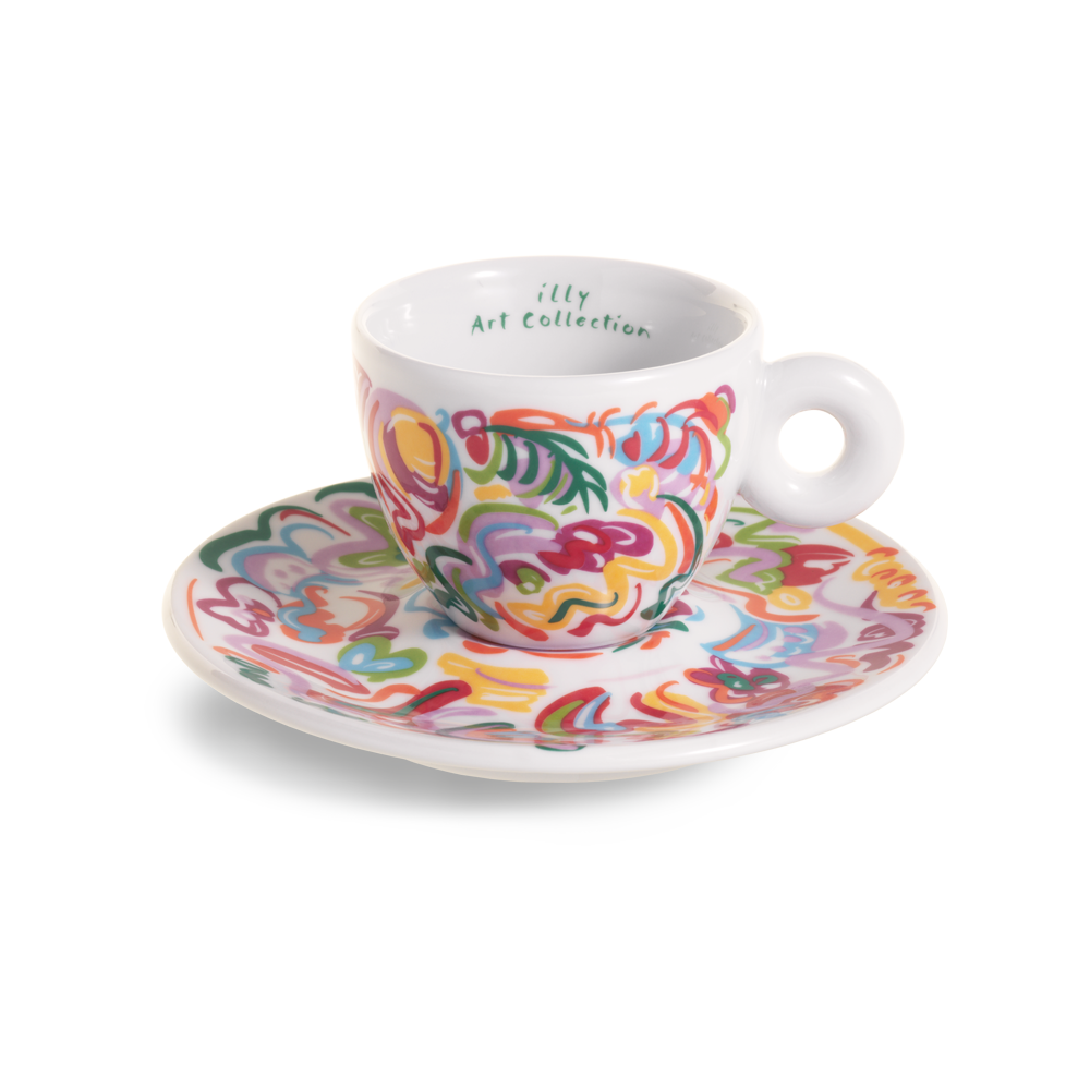 Set of 4 Espresso Cups - Sol Calero illy Art Collection