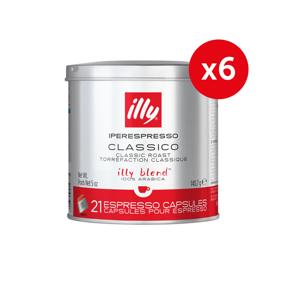 Classico Iperespresso Capsules 6 Pack Carton