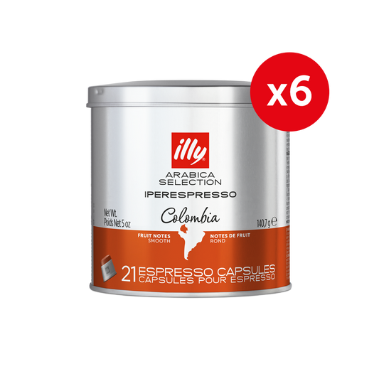 Arabica Selection iPerespresso Capsules Colombia 6 Pack Carton