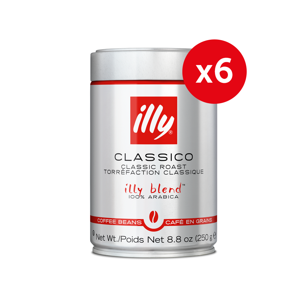 Classico Whole Bean Coffee 6x250g