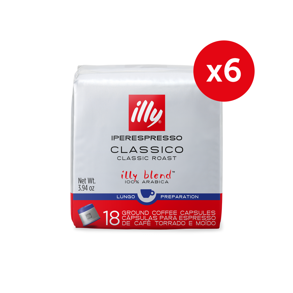 Lungo Classico Iperespresso Capsules 6 Pack Carton