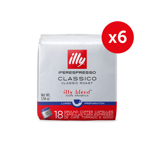 Lungo Classico Iperespresso Capsules 6 Pack Carton