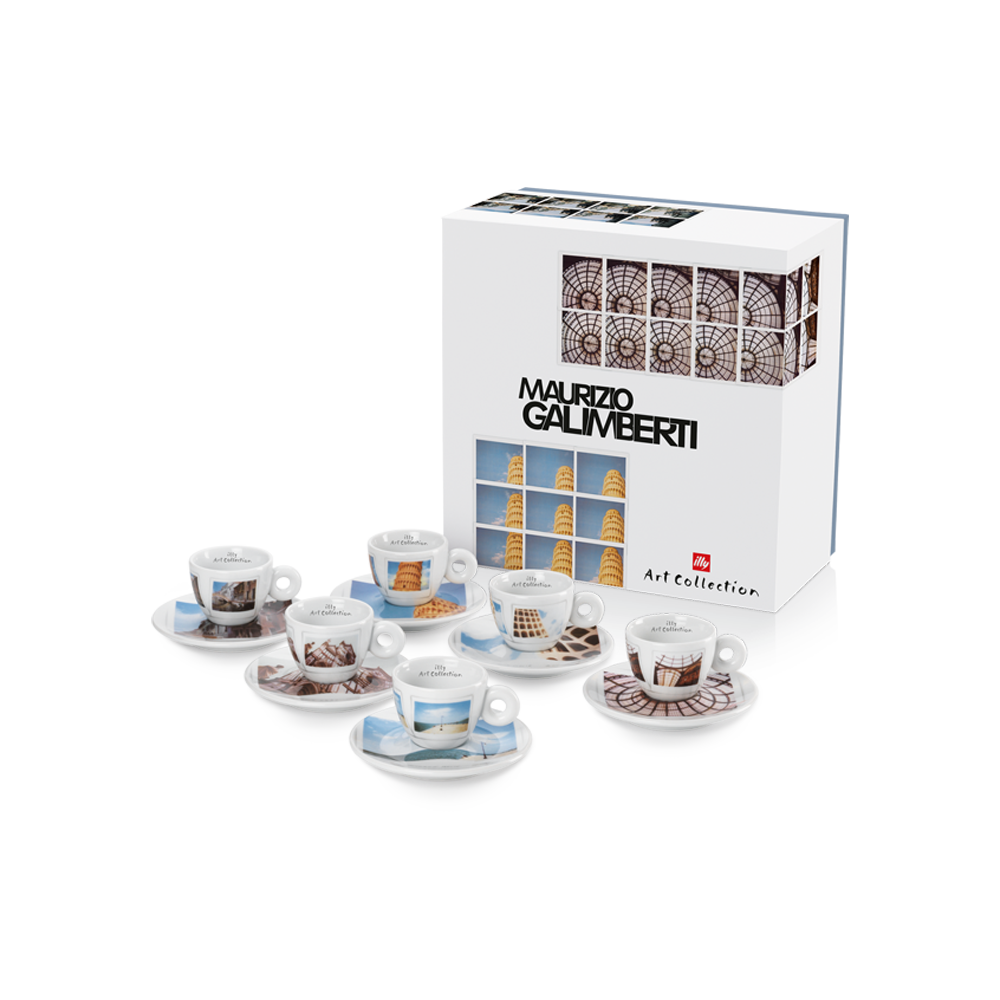 Set of 6 Espresso Cups - Maurizio Galimberti illy Art Collection