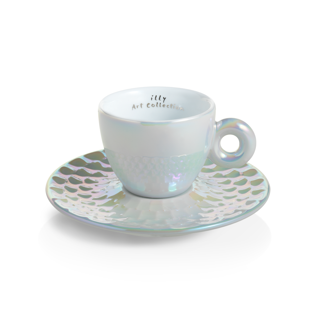 Set of 4 Espresso Cups - John Armleder illy Art Collection
