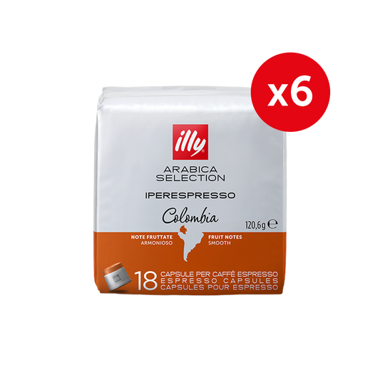 Arabica Selection iPerespresso Capsules Colombia 6 Pack Carton
