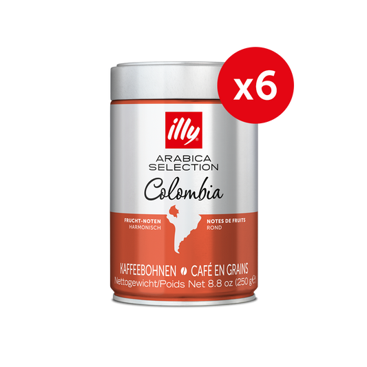 Colombia Arabica Selection Whole Bean Coffee 6x250g