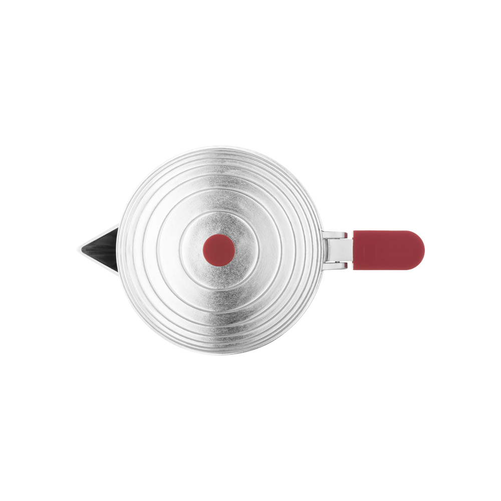 Alessi Pulcina 3 Cup Moka Pot - Red