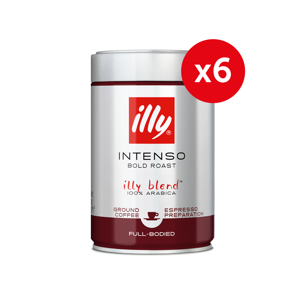 Intenso Espresso Ground Coffee 6x250g