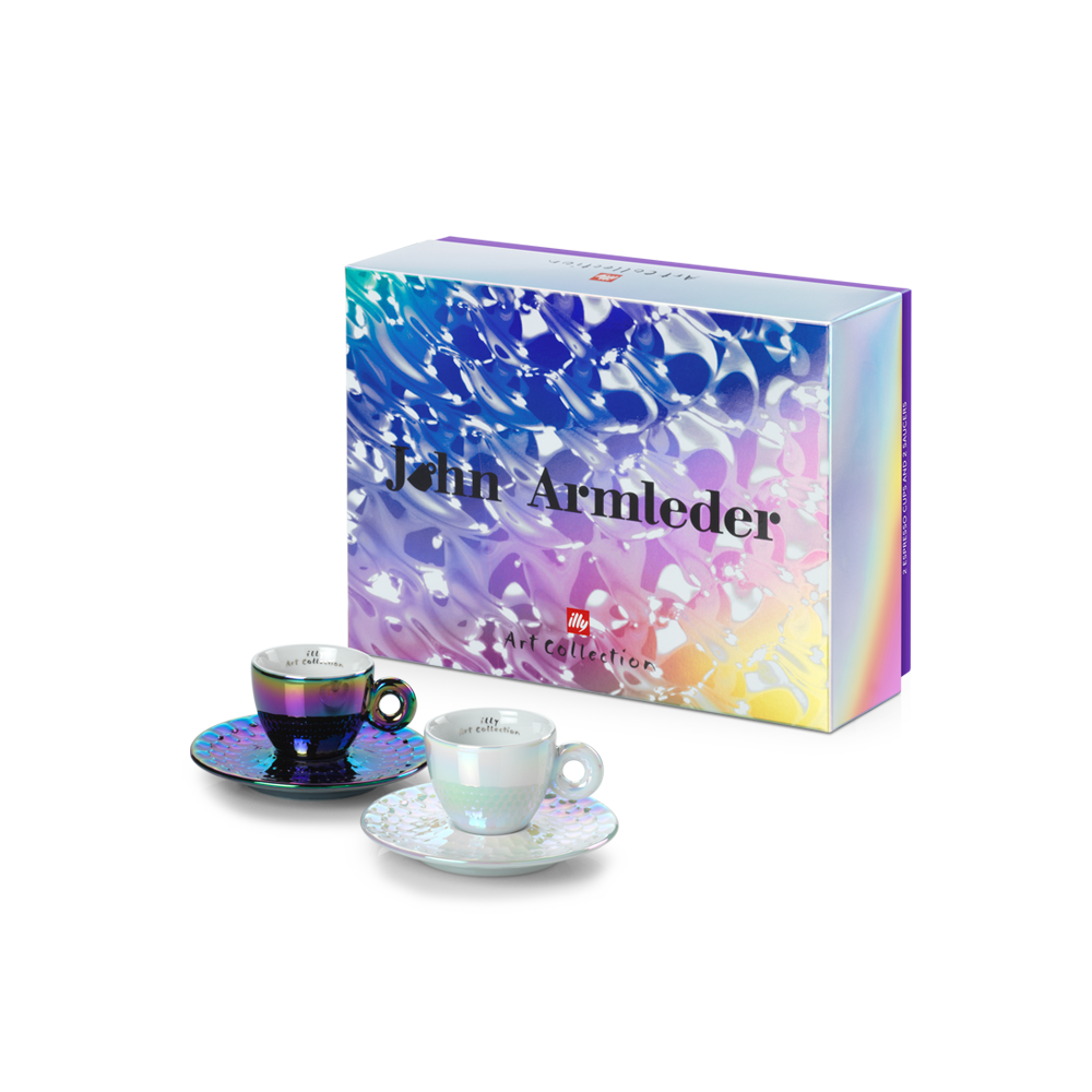 Set of 2 Espresso Cups - John Armleder illy Art Collection