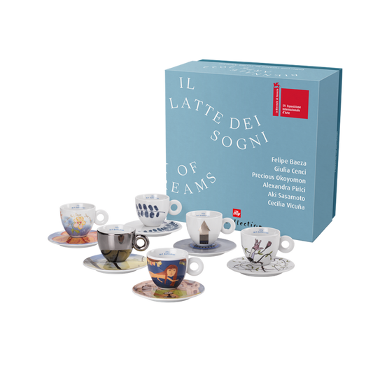 Set of 6 Cappuccino Cups - 59th Biennale illy Art Collection