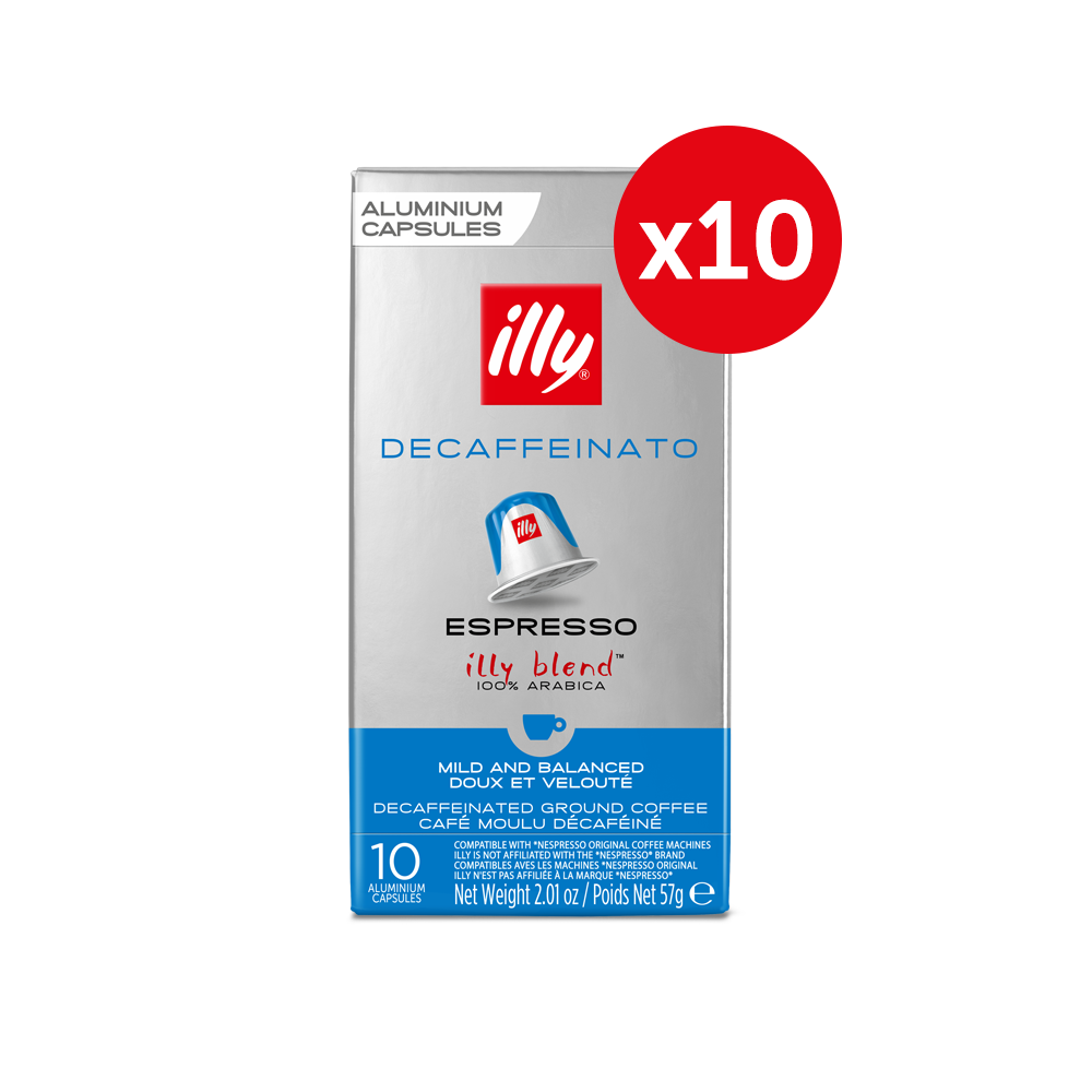 Decaf Classico Compatible* Capsules 10x10pcs