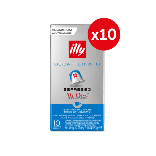 Decaf Classico Compatible* Capsules 10x10pcs