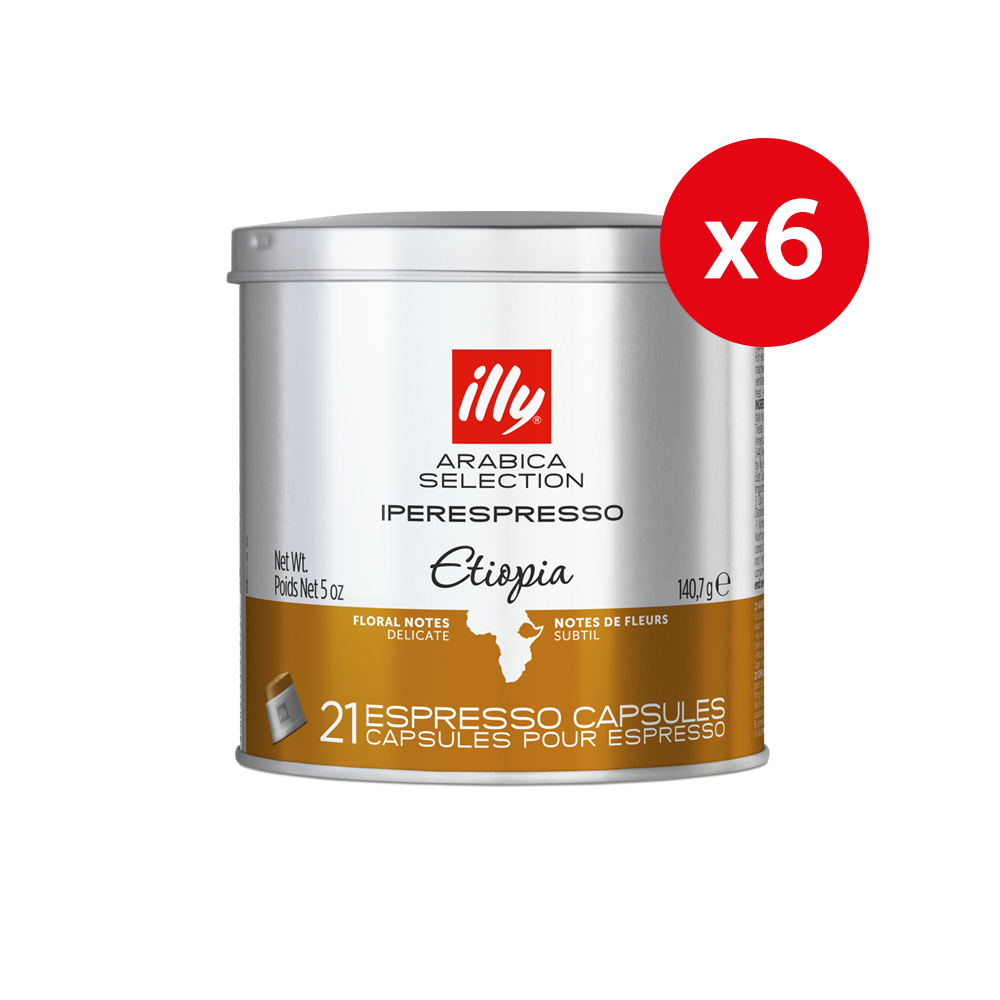 Arabica Selection iPerespresso Capsules Ethopia 6 Pack Carton