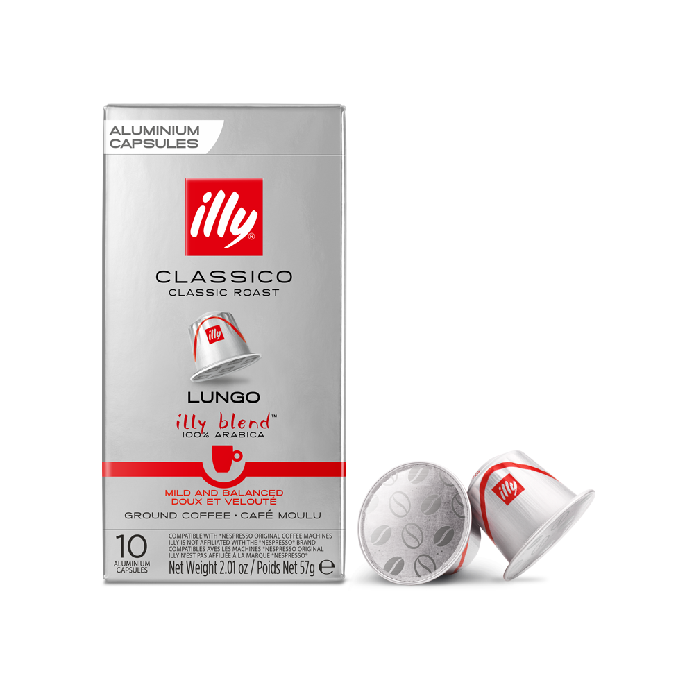 Lungo Classico Compatible* Capsules 10x10pcs