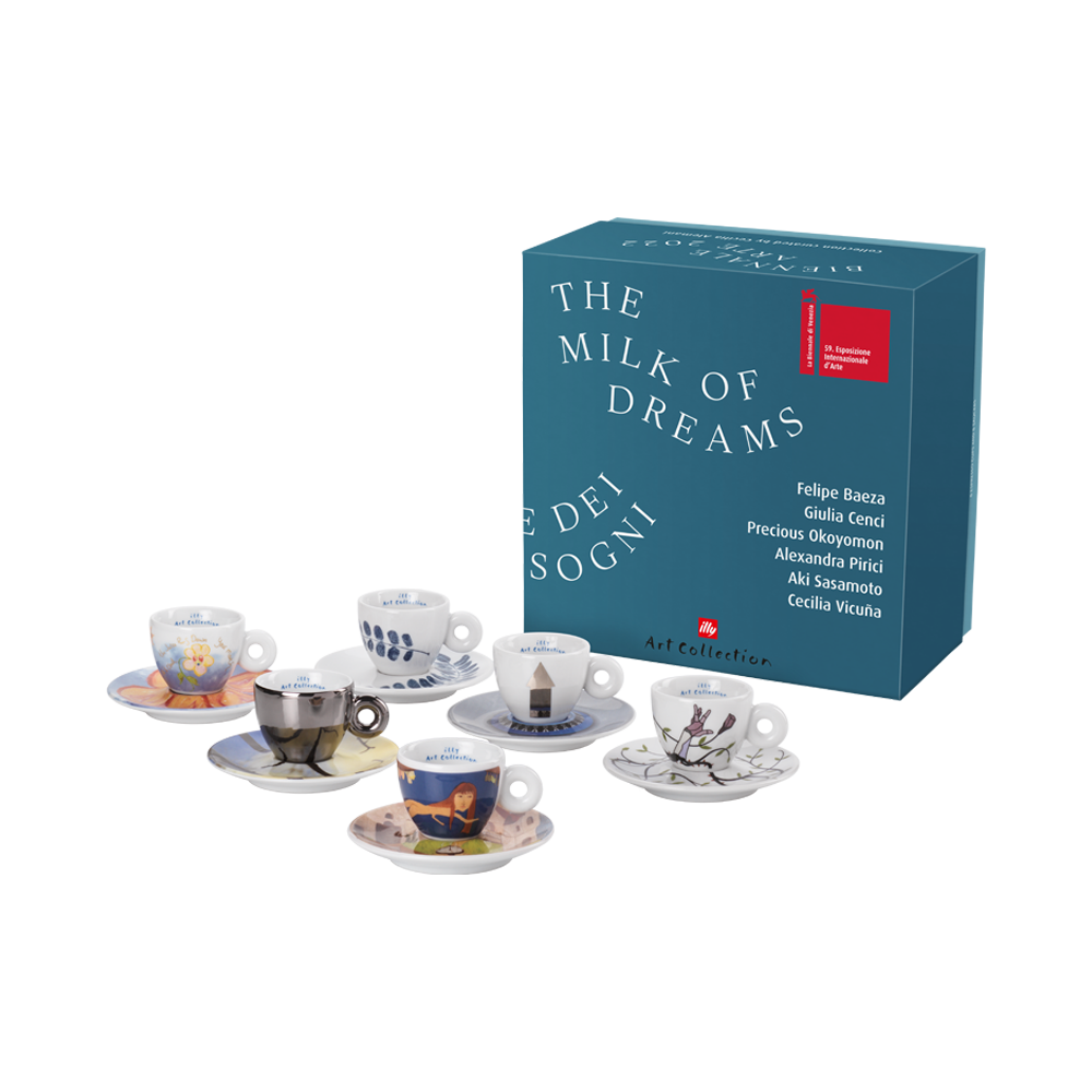 Set of 6 Espresso Cups - 59th Biennale illy Art Collection