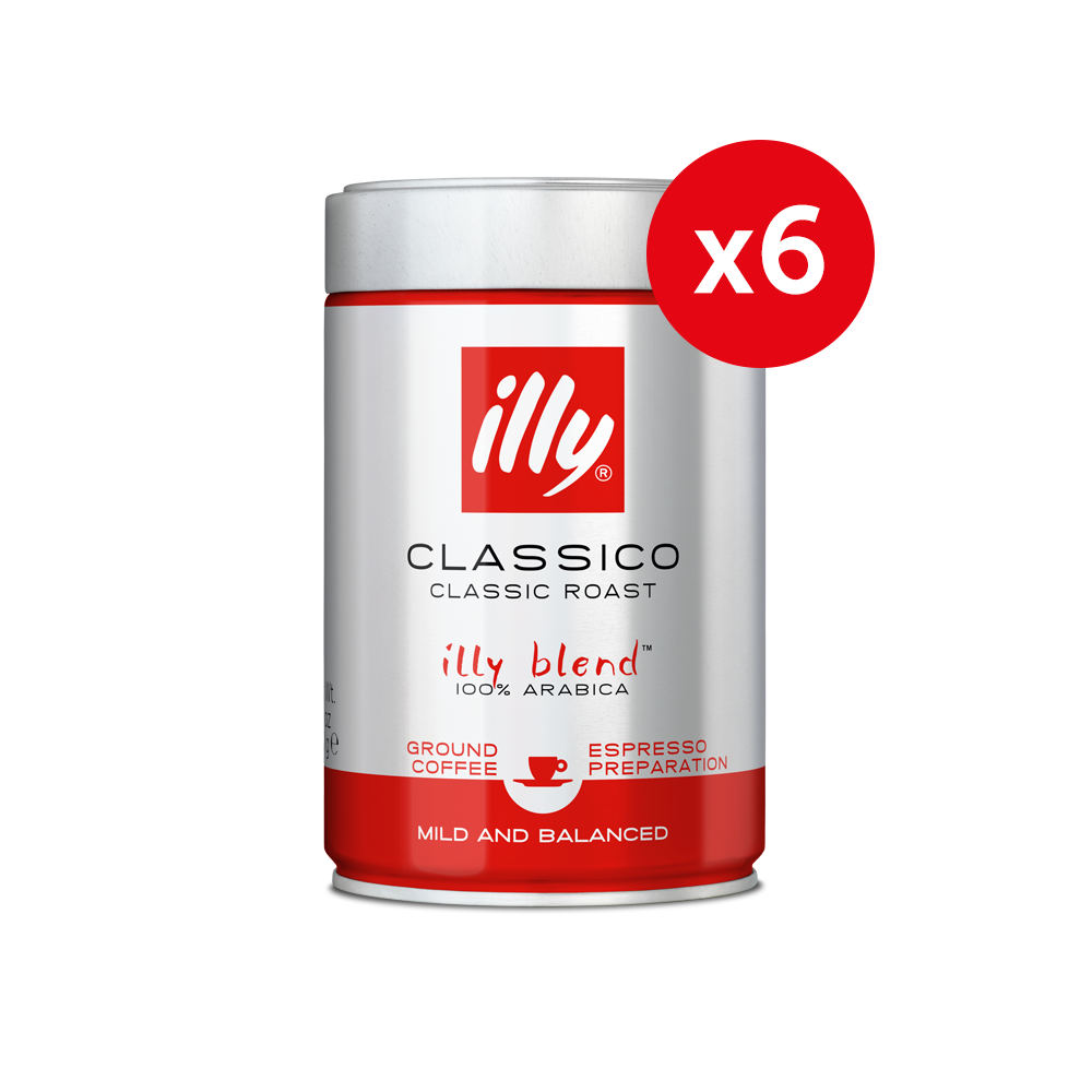 Classico Ground Coffee 6x250g