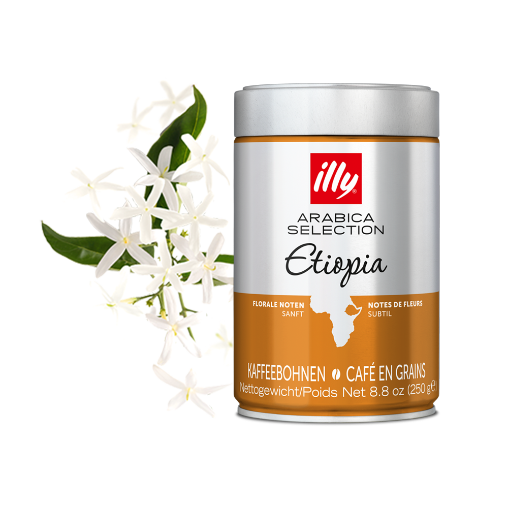 Ethiopia Arabica Selection Whole Bean Coffee 250g