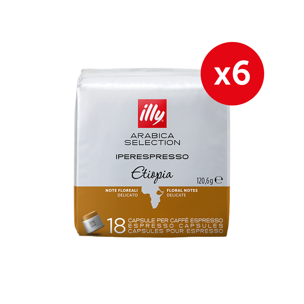 Arabica Selection iPerespresso Capsules Ethiopia 6 Pack Carton