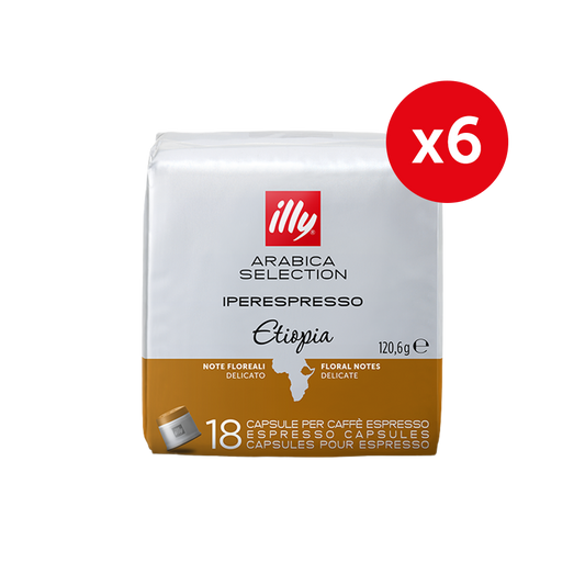 Arabica Selection iPerespresso Capsules Ethiopia 6 Pack Carton