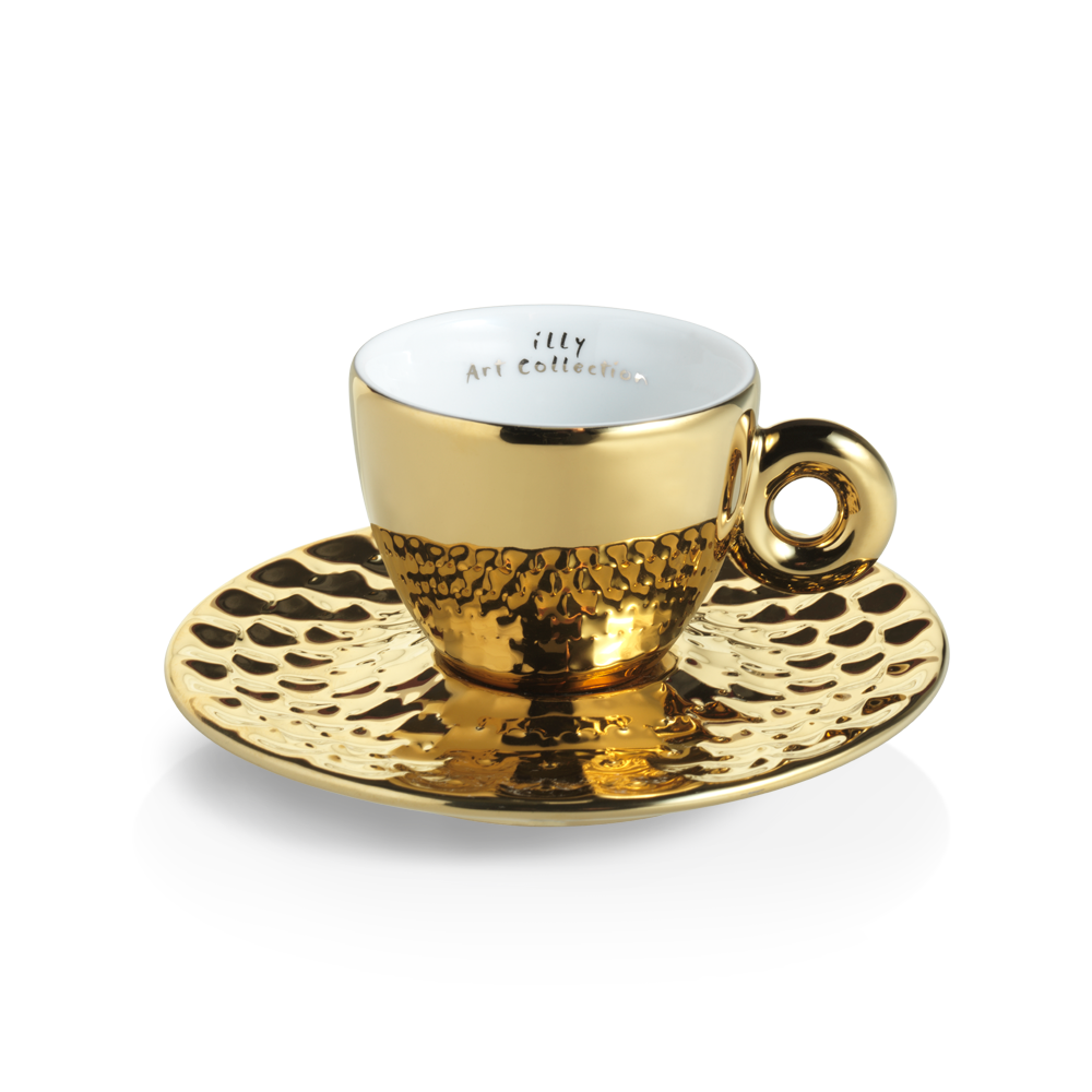 Set of 4 Espresso Cups - John Armleder illy Art Collection