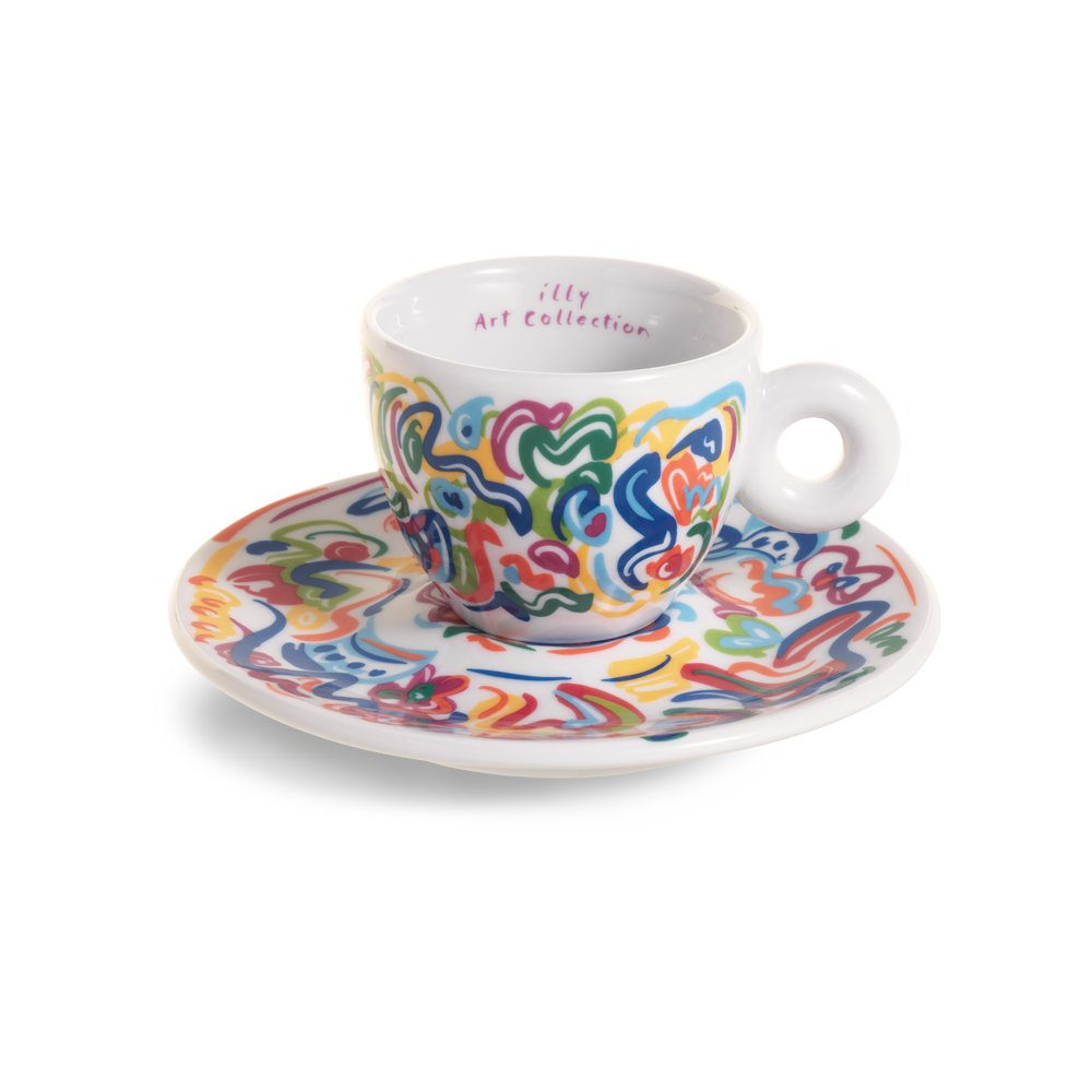 Set of 4 Espresso Cups - Sol Calero illy Art Collection