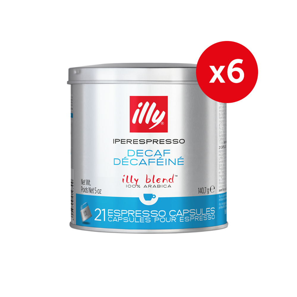 Decaf Classico Iperespresso Capsules 6 Pack Carton