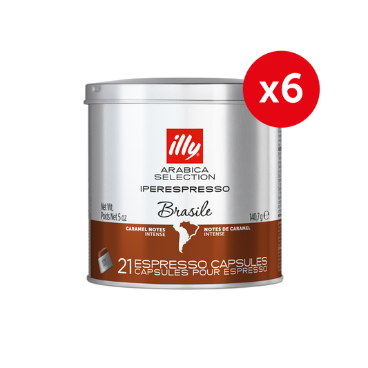 Arabica Selection iPerespresso Capsules Brazil 6 Pack Carton
